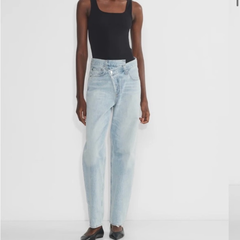 agolde criss cross upsized jean